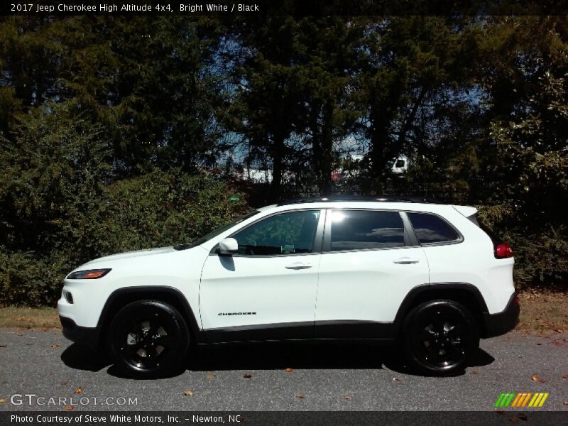 Bright White / Black 2017 Jeep Cherokee High Altitude 4x4