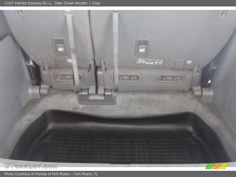 Slate Green Metallic / Gray 2007 Honda Odyssey EX-L