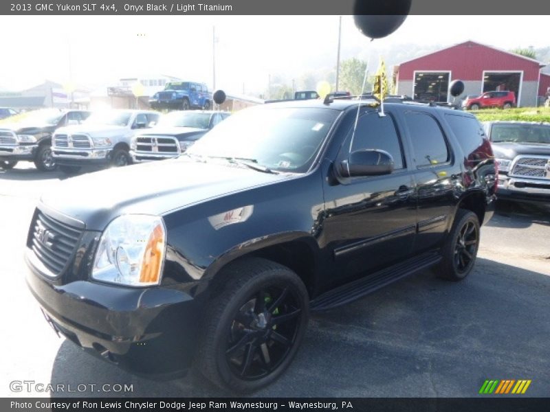Onyx Black / Light Titanium 2013 GMC Yukon SLT 4x4