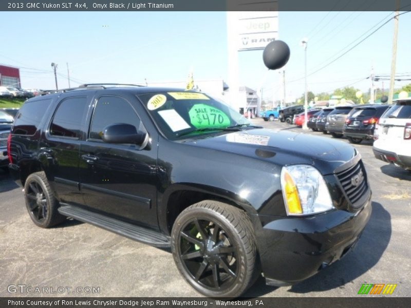 Onyx Black / Light Titanium 2013 GMC Yukon SLT 4x4
