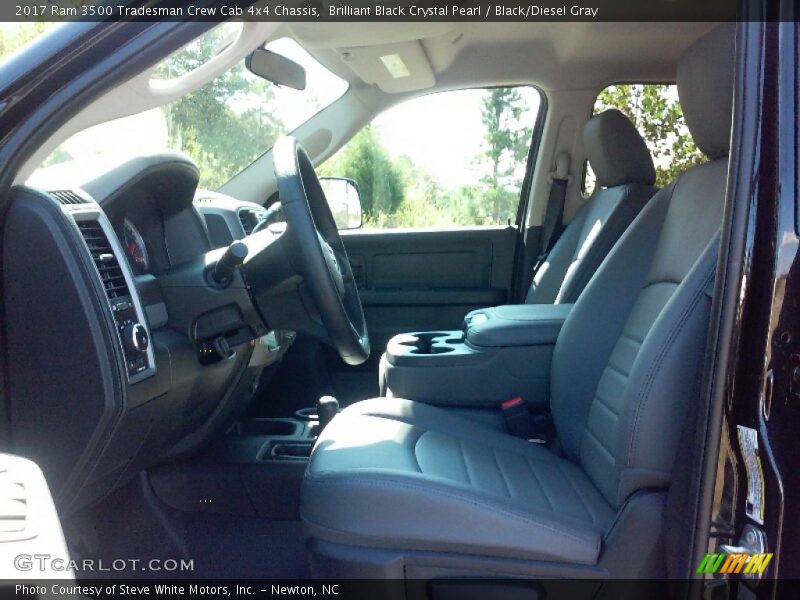 Brilliant Black Crystal Pearl / Black/Diesel Gray 2017 Ram 3500 Tradesman Crew Cab 4x4 Chassis