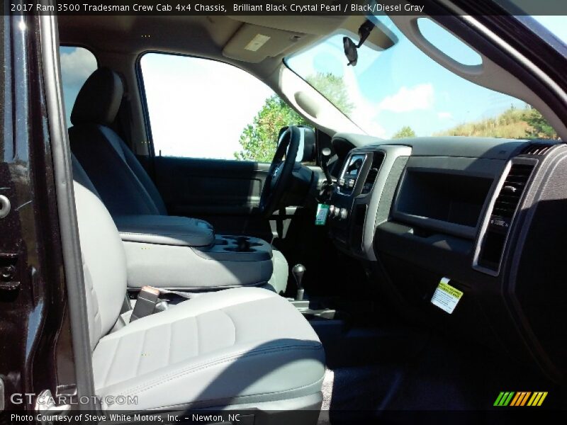Brilliant Black Crystal Pearl / Black/Diesel Gray 2017 Ram 3500 Tradesman Crew Cab 4x4 Chassis