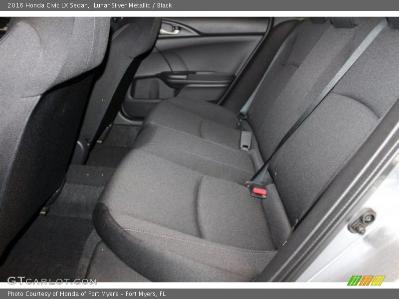 Lunar Silver Metallic / Black 2016 Honda Civic LX Sedan