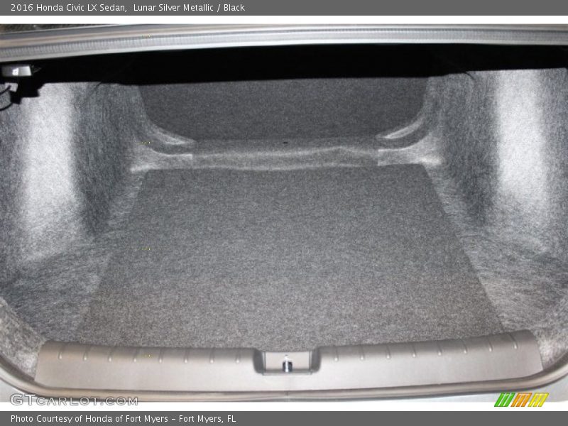 Lunar Silver Metallic / Black 2016 Honda Civic LX Sedan