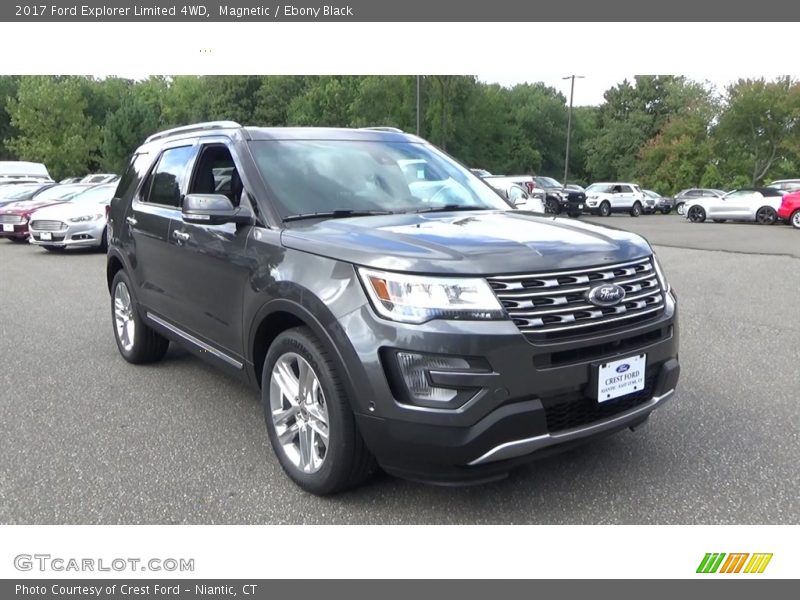 Magnetic / Ebony Black 2017 Ford Explorer Limited 4WD