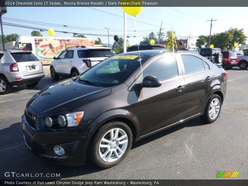 Mocha Bronze Metallic / Dark Pewter/Dark Titanium 2014 Chevrolet Sonic LT Sedan