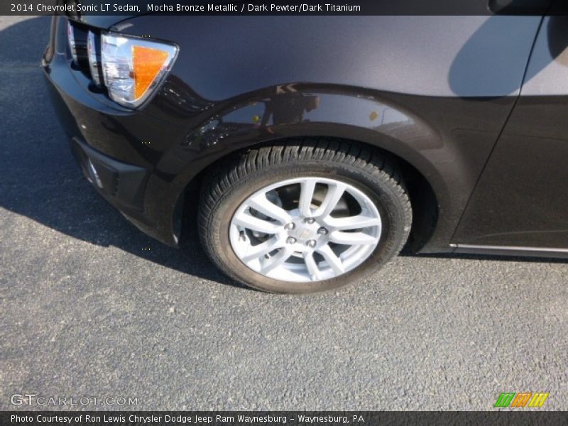 Mocha Bronze Metallic / Dark Pewter/Dark Titanium 2014 Chevrolet Sonic LT Sedan