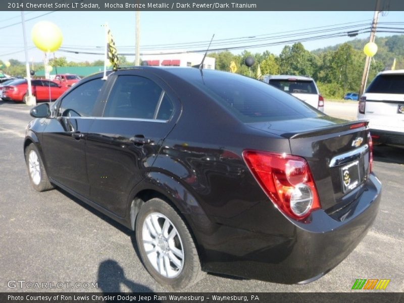 Mocha Bronze Metallic / Dark Pewter/Dark Titanium 2014 Chevrolet Sonic LT Sedan