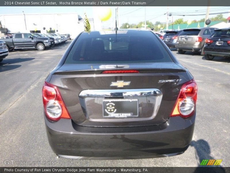 Mocha Bronze Metallic / Dark Pewter/Dark Titanium 2014 Chevrolet Sonic LT Sedan