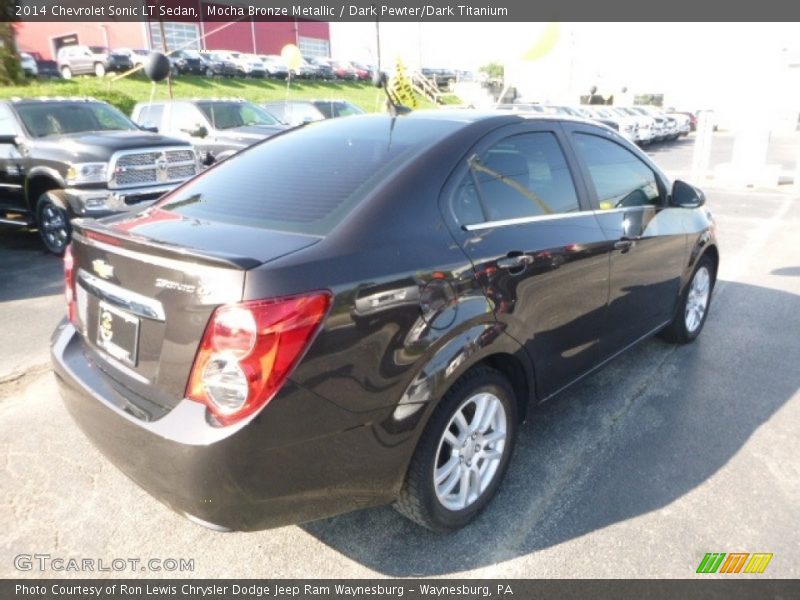 Mocha Bronze Metallic / Dark Pewter/Dark Titanium 2014 Chevrolet Sonic LT Sedan