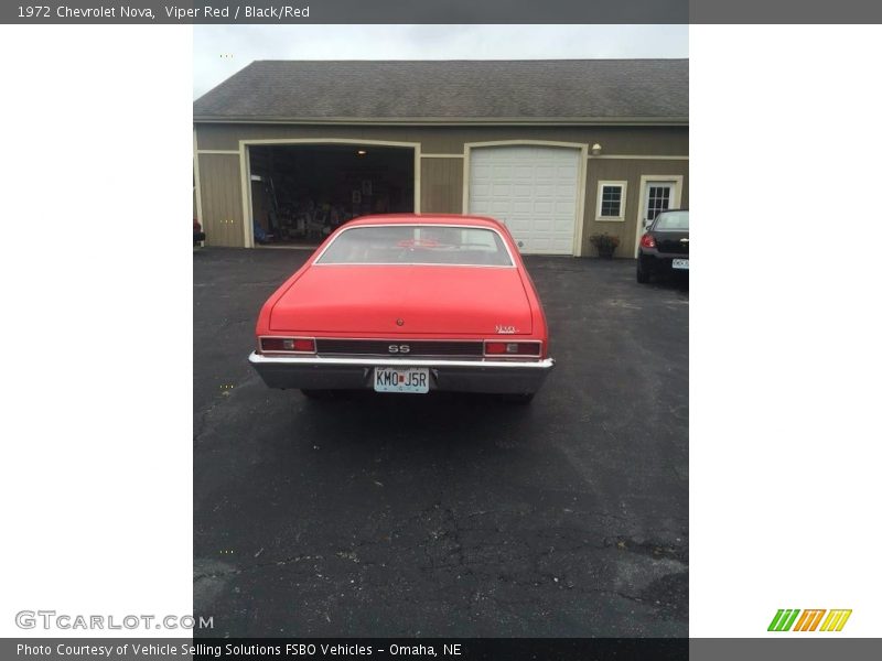 Viper Red / Black/Red 1972 Chevrolet Nova