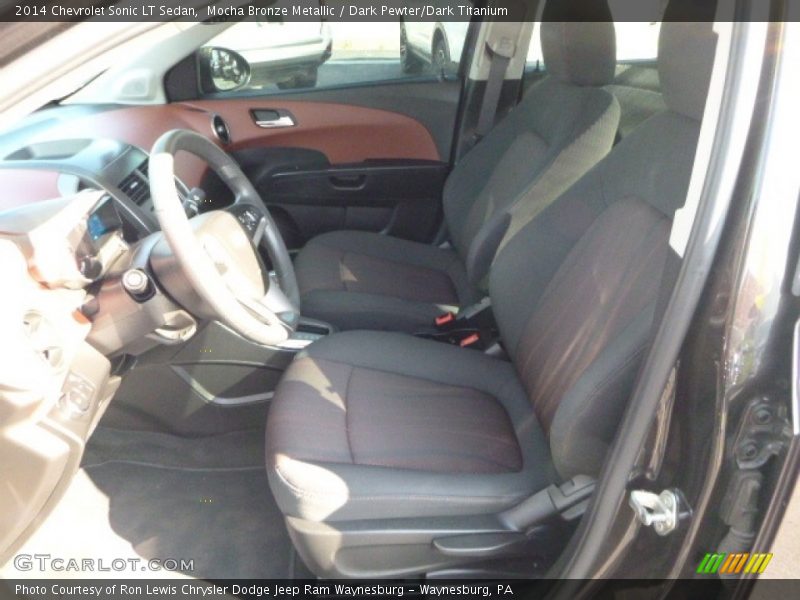 Mocha Bronze Metallic / Dark Pewter/Dark Titanium 2014 Chevrolet Sonic LT Sedan