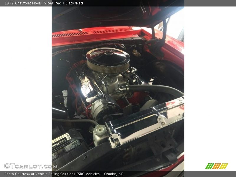 Viper Red / Black/Red 1972 Chevrolet Nova