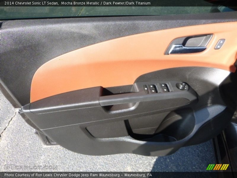 Mocha Bronze Metallic / Dark Pewter/Dark Titanium 2014 Chevrolet Sonic LT Sedan