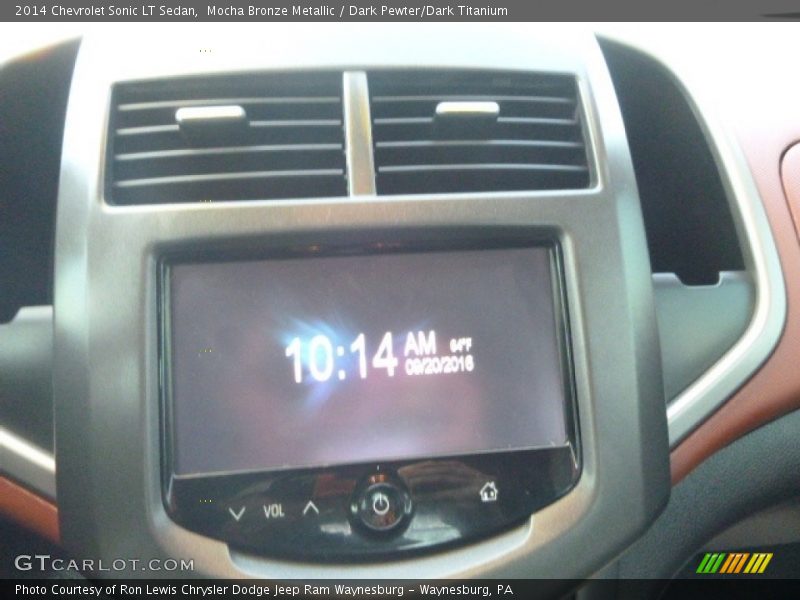 Mocha Bronze Metallic / Dark Pewter/Dark Titanium 2014 Chevrolet Sonic LT Sedan