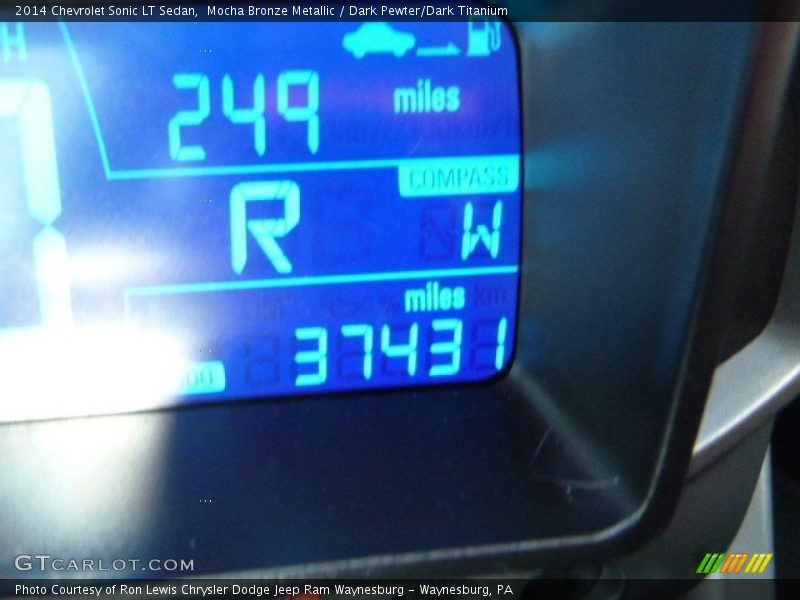 Mocha Bronze Metallic / Dark Pewter/Dark Titanium 2014 Chevrolet Sonic LT Sedan