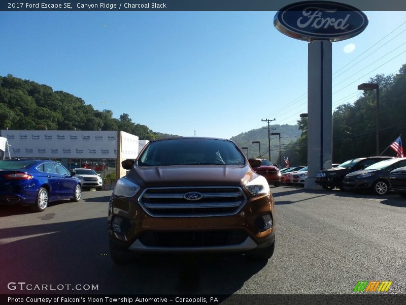 Canyon Ridge / Charcoal Black 2017 Ford Escape SE