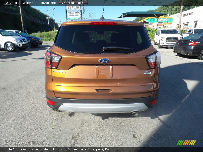 Canyon Ridge / Charcoal Black 2017 Ford Escape SE