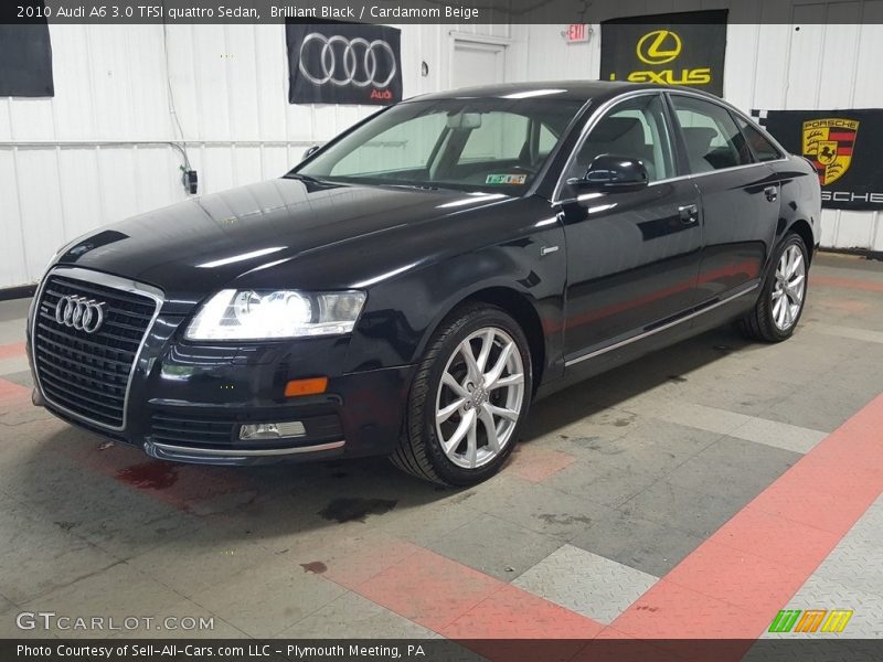Brilliant Black / Cardamom Beige 2010 Audi A6 3.0 TFSI quattro Sedan