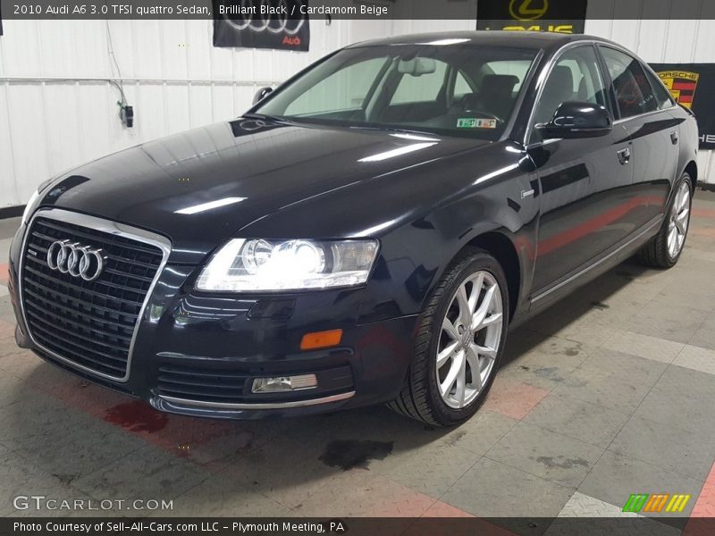 Brilliant Black / Cardamom Beige 2010 Audi A6 3.0 TFSI quattro Sedan