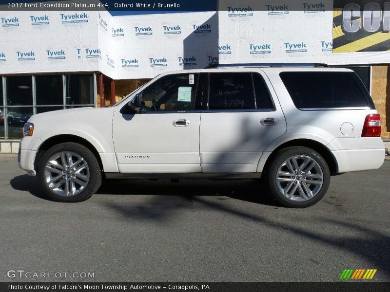 Oxford White / Brunello 2017 Ford Expedition Platinum 4x4
