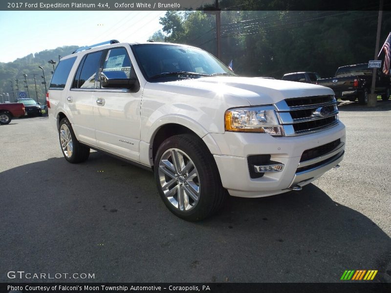 Oxford White / Brunello 2017 Ford Expedition Platinum 4x4