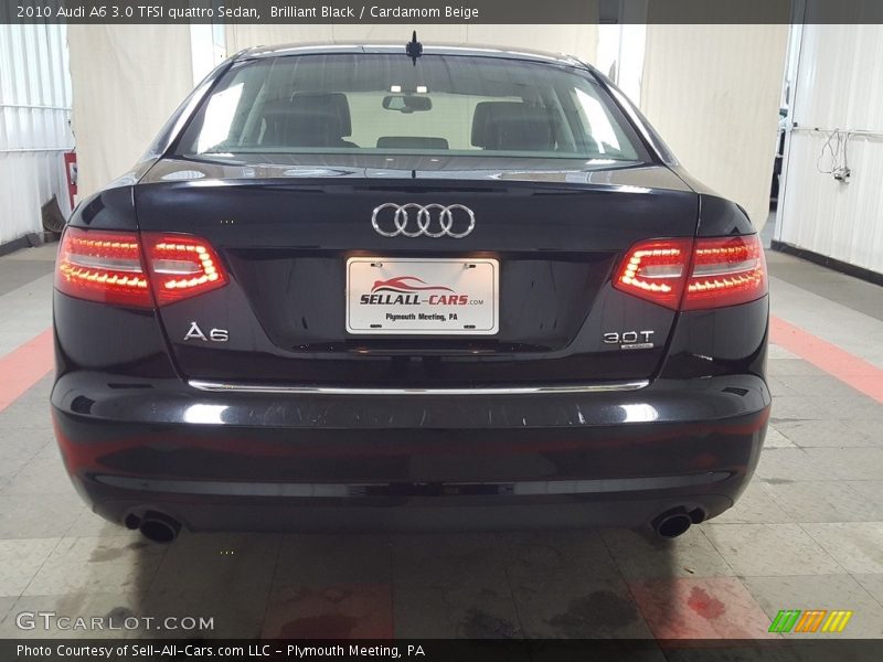 Brilliant Black / Cardamom Beige 2010 Audi A6 3.0 TFSI quattro Sedan