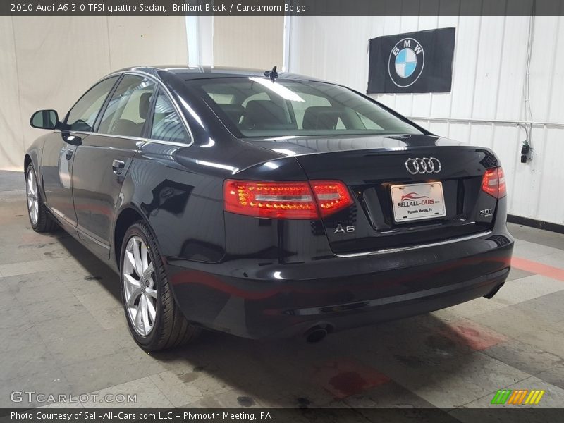 Brilliant Black / Cardamom Beige 2010 Audi A6 3.0 TFSI quattro Sedan
