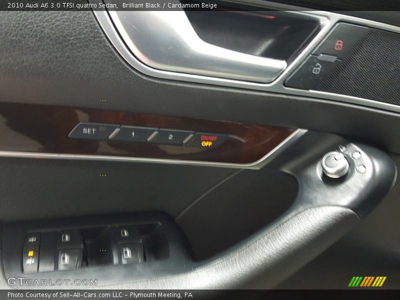 Brilliant Black / Cardamom Beige 2010 Audi A6 3.0 TFSI quattro Sedan