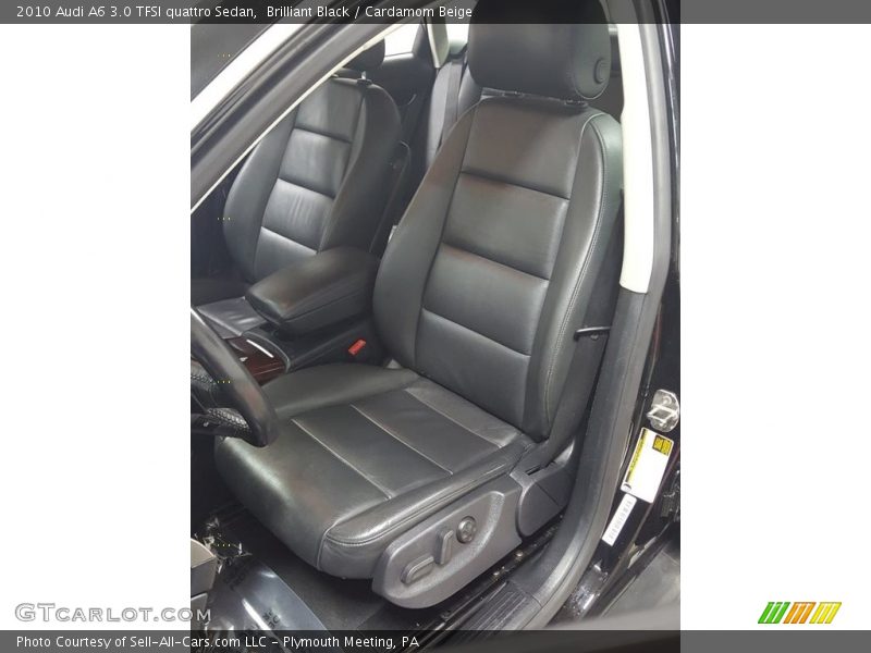 Brilliant Black / Cardamom Beige 2010 Audi A6 3.0 TFSI quattro Sedan