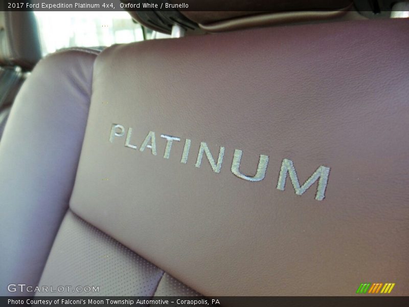 Oxford White / Brunello 2017 Ford Expedition Platinum 4x4