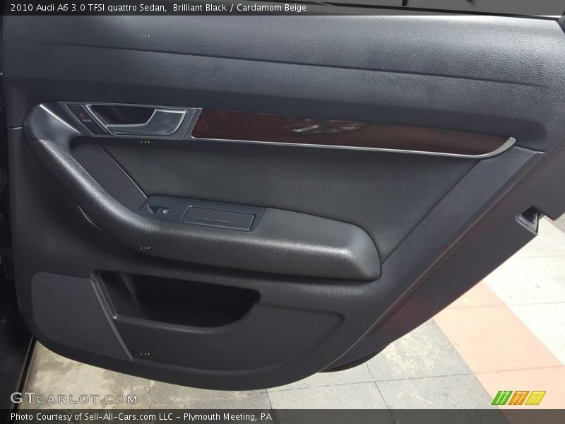 Brilliant Black / Cardamom Beige 2010 Audi A6 3.0 TFSI quattro Sedan