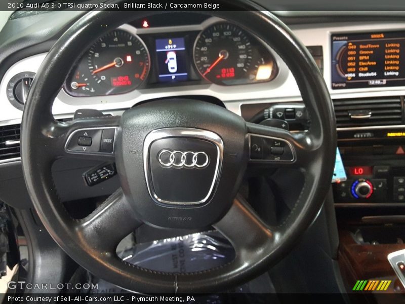 Brilliant Black / Cardamom Beige 2010 Audi A6 3.0 TFSI quattro Sedan