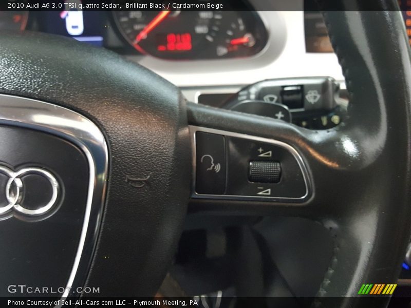Brilliant Black / Cardamom Beige 2010 Audi A6 3.0 TFSI quattro Sedan