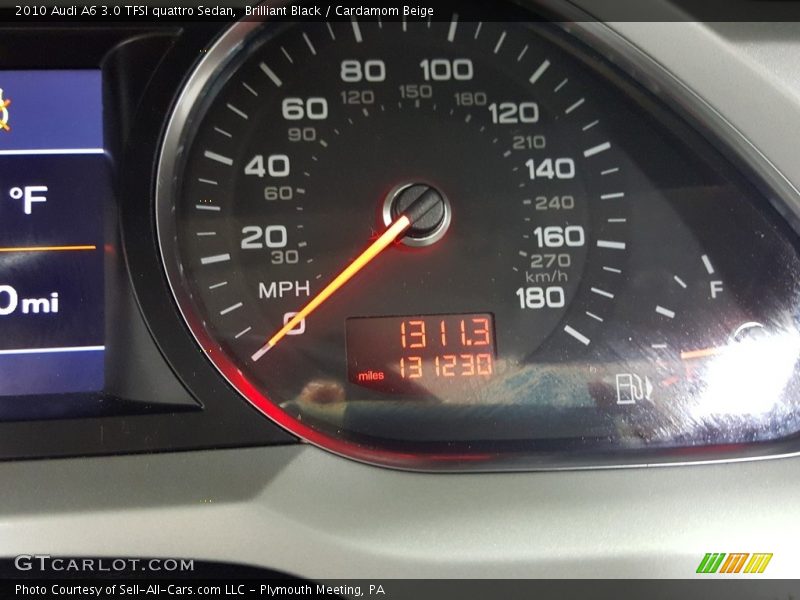 Brilliant Black / Cardamom Beige 2010 Audi A6 3.0 TFSI quattro Sedan
