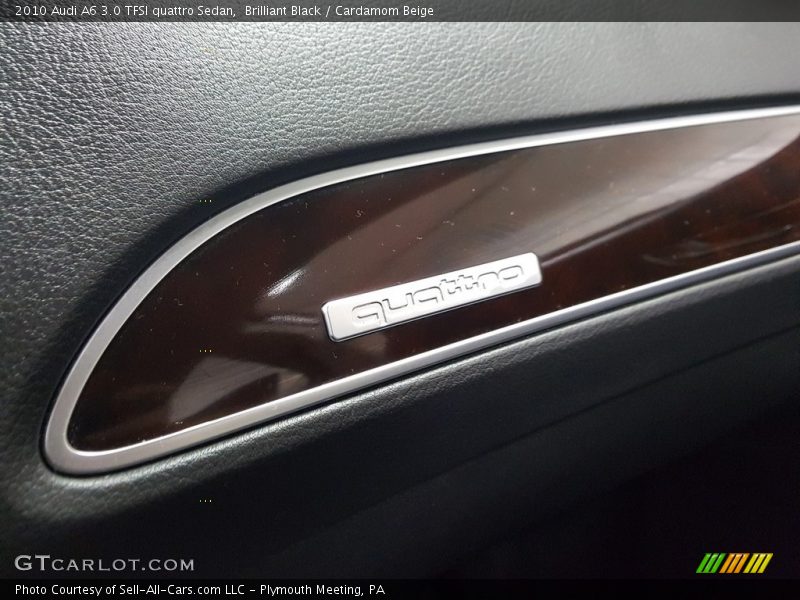 Brilliant Black / Cardamom Beige 2010 Audi A6 3.0 TFSI quattro Sedan