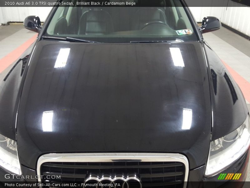 Brilliant Black / Cardamom Beige 2010 Audi A6 3.0 TFSI quattro Sedan