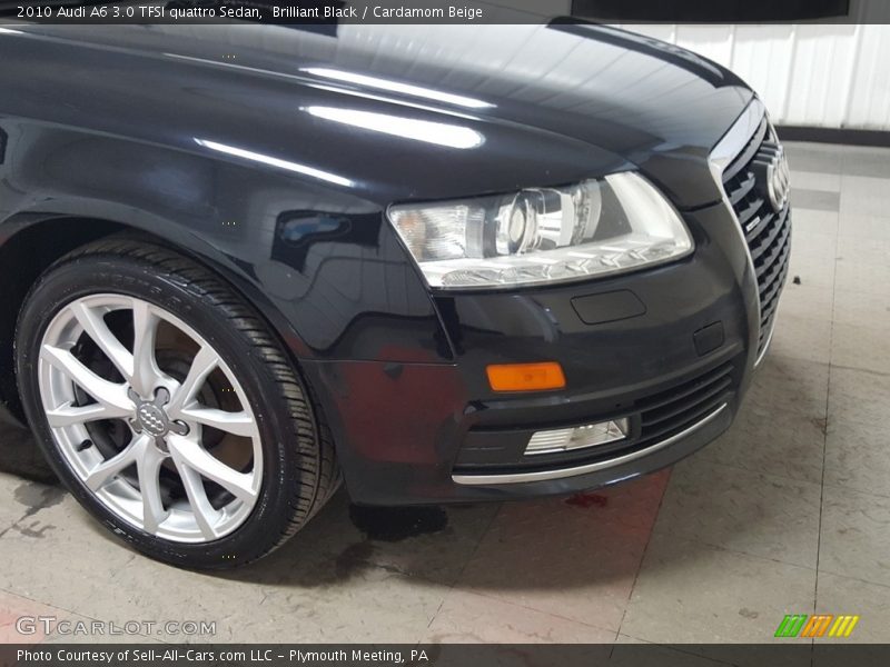 Brilliant Black / Cardamom Beige 2010 Audi A6 3.0 TFSI quattro Sedan