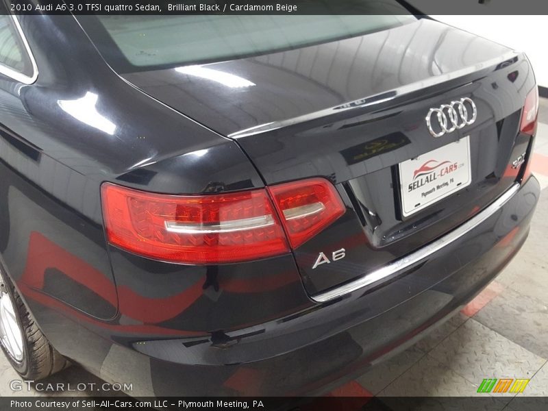 Brilliant Black / Cardamom Beige 2010 Audi A6 3.0 TFSI quattro Sedan