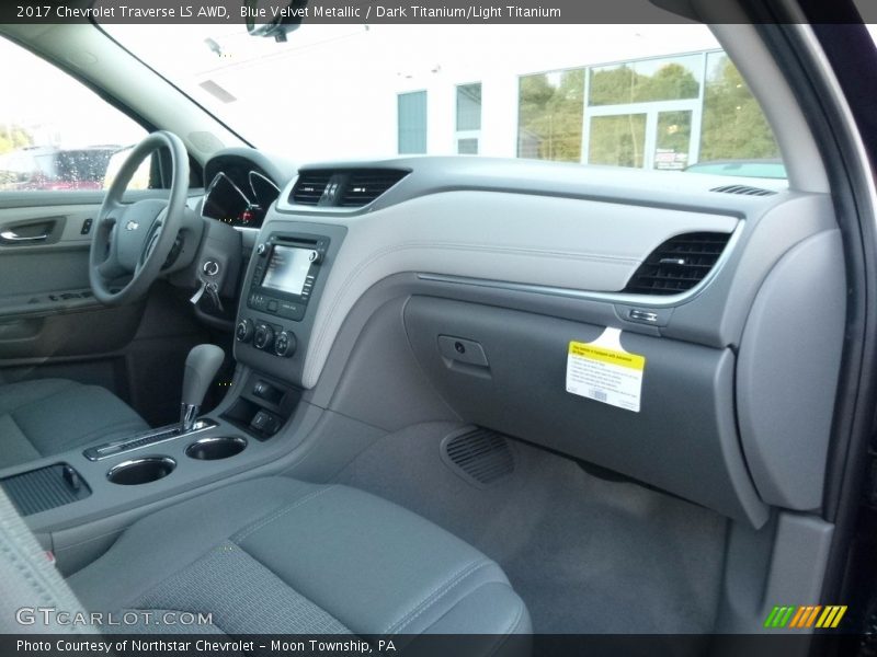 Blue Velvet Metallic / Dark Titanium/Light Titanium 2017 Chevrolet Traverse LS AWD