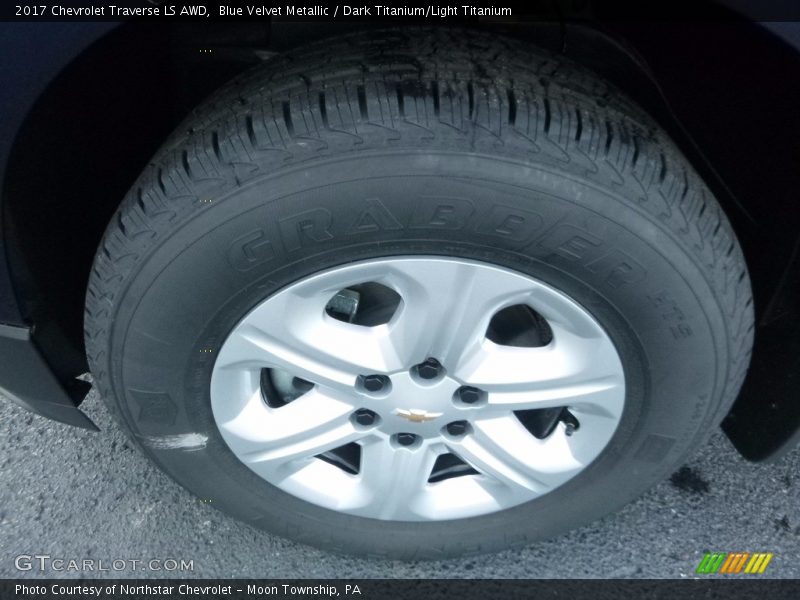 Blue Velvet Metallic / Dark Titanium/Light Titanium 2017 Chevrolet Traverse LS AWD