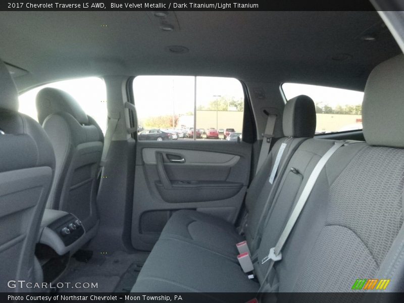 Blue Velvet Metallic / Dark Titanium/Light Titanium 2017 Chevrolet Traverse LS AWD