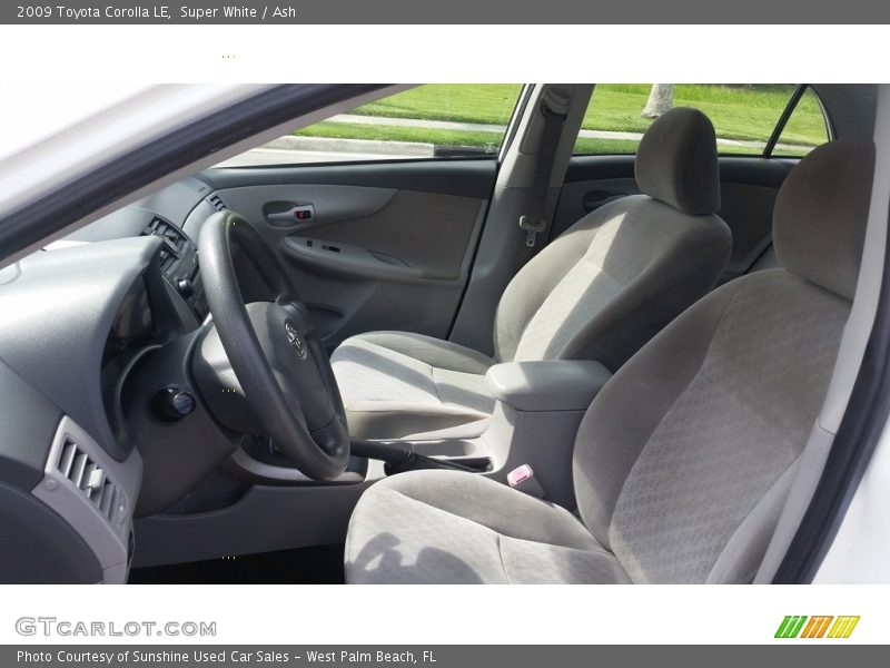 Super White / Ash 2009 Toyota Corolla LE