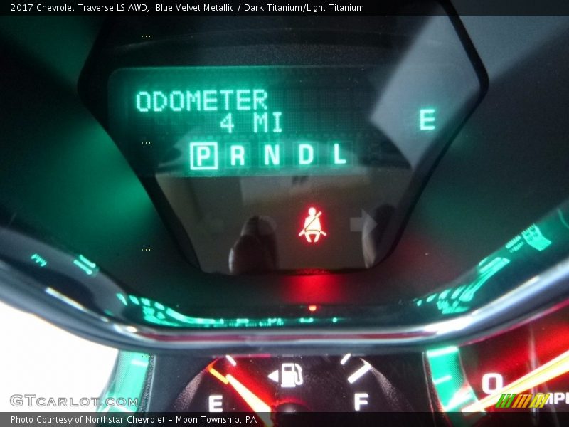 Blue Velvet Metallic / Dark Titanium/Light Titanium 2017 Chevrolet Traverse LS AWD