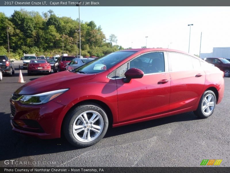 Cajun Red Tintcoat / Jet Black 2017 Chevrolet Cruze LT