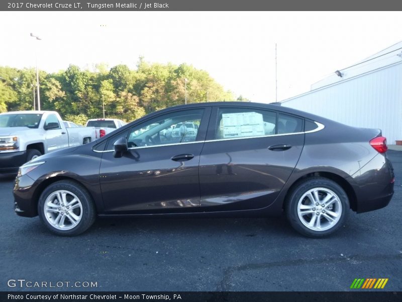 Tungsten Metallic / Jet Black 2017 Chevrolet Cruze LT