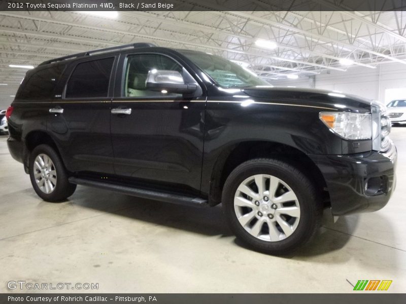Black / Sand Beige 2012 Toyota Sequoia Platinum 4WD