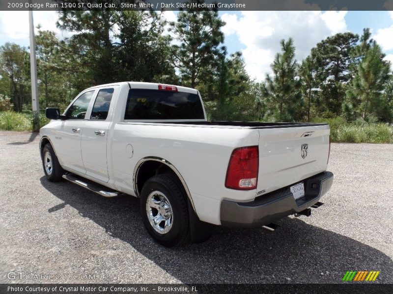 Stone White / Dark Slate/Medium Graystone 2009 Dodge Ram 1500 ST Quad Cab
