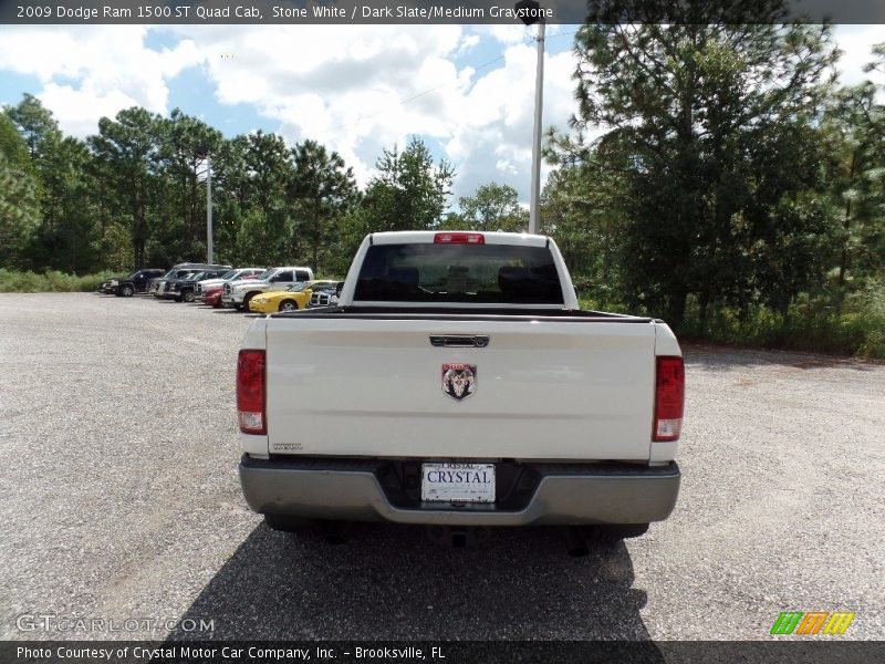 Stone White / Dark Slate/Medium Graystone 2009 Dodge Ram 1500 ST Quad Cab