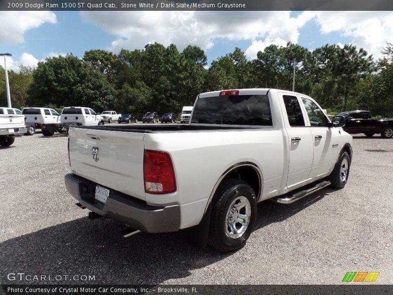 Stone White / Dark Slate/Medium Graystone 2009 Dodge Ram 1500 ST Quad Cab